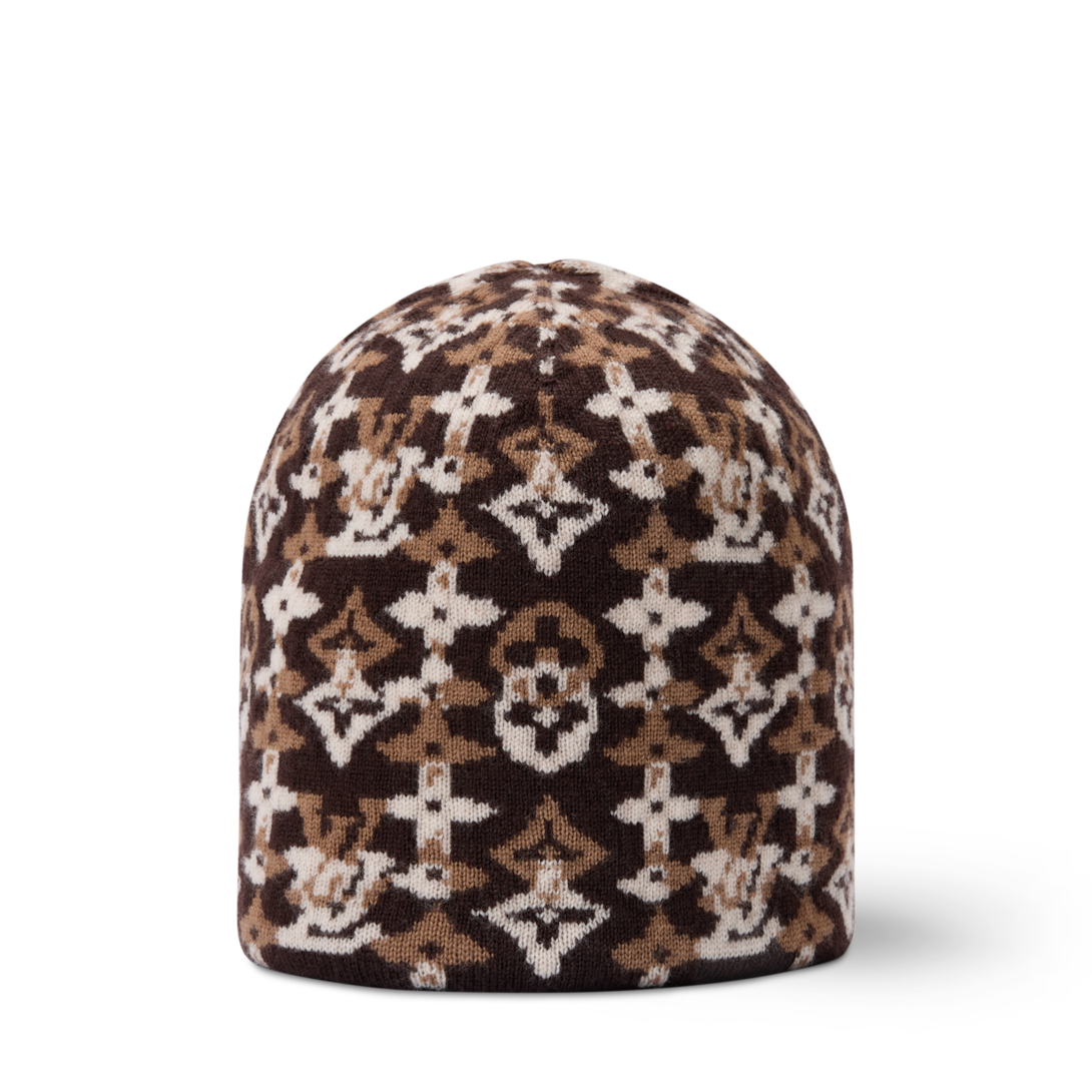 LV Crush Monogram Overlap Beanie S00 - Accessories | LOUIS VUITTON